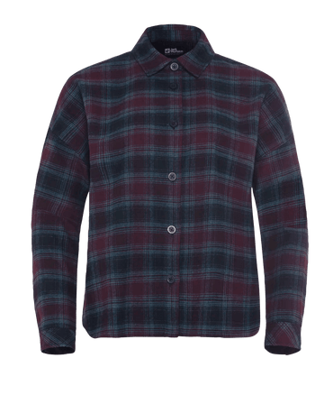 Jack Wolfskin BAJA FLANNEL SHIRT W - at PeakStyle