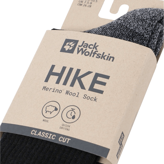 Jack Wolfskin HIKE MERINO SOCK CL C - Socks at PeakStyle