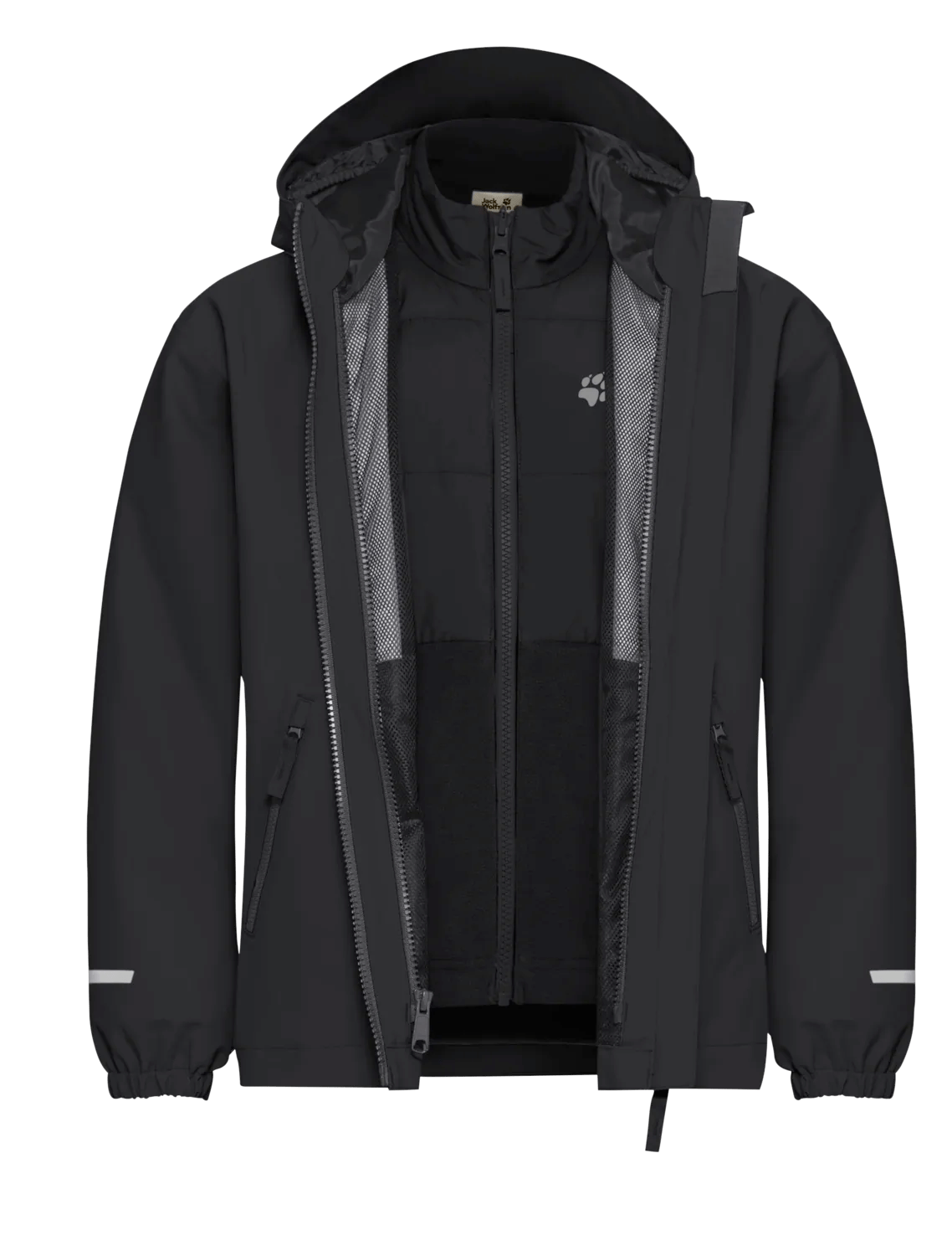 Jack Wolfskin HYBRID 3IN1 JACKET K - Midlayer at PeakStyle