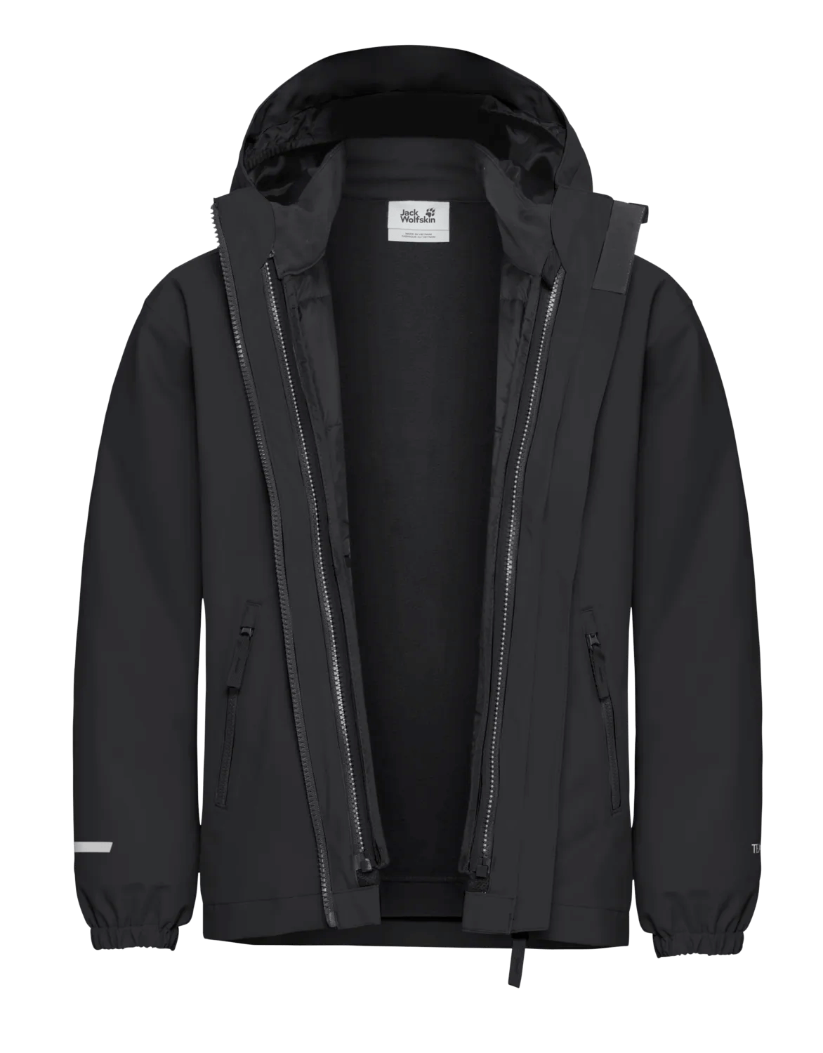 Jack Wolfskin HYBRID 3IN1 JACKET K - Midlayer at PeakStyle