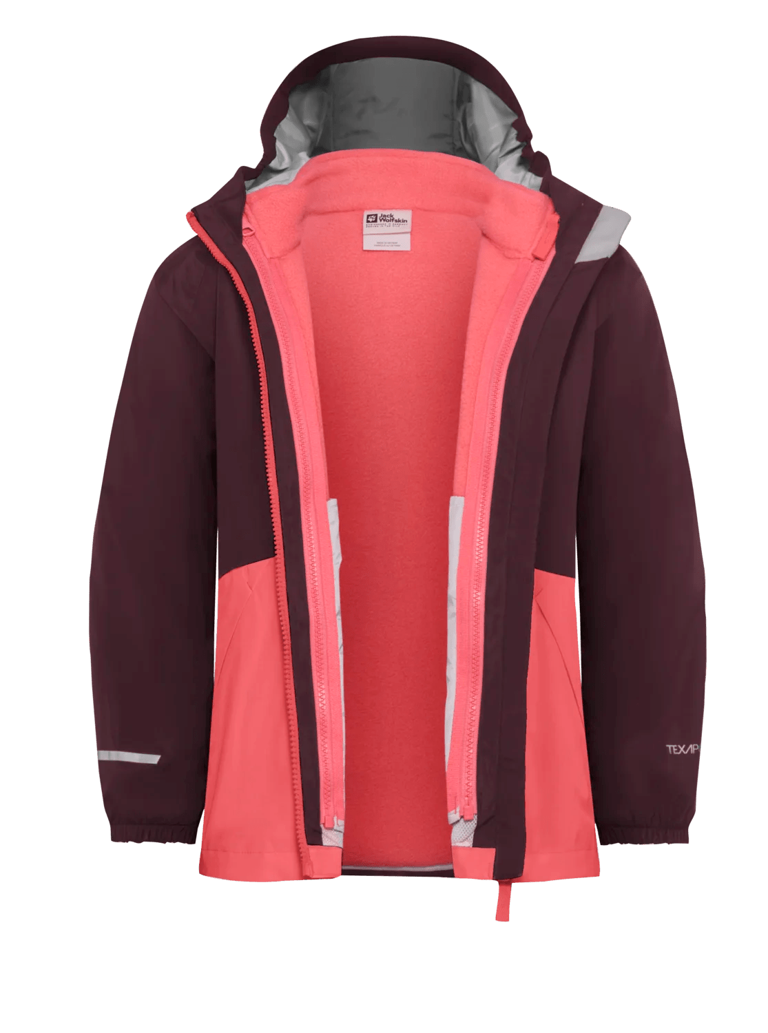 Jack Wolfskin ICELAND 3IN1 JACKET K - Jackets at PeakStyle