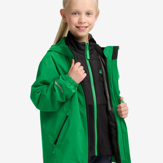 Jack Wolfskin KIDS HYBRID 3IN1 JACKET K - Jackets at PeakStyle