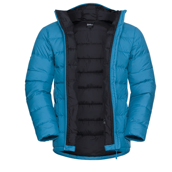 Jack Wolfskin M ATHER DOWN HOODY M RDS - at PeakStyle