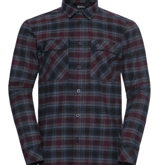 Jack Wolfskin M BAJA FLANNEL SHIRT M - at PeakStyle