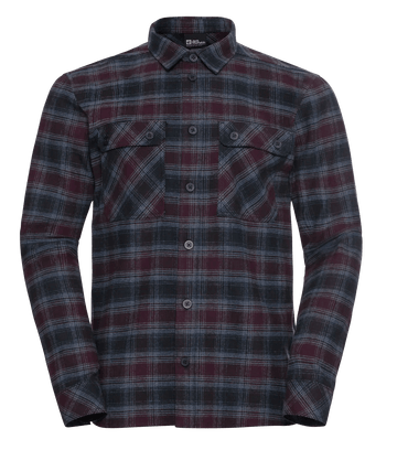 Jack Wolfskin M BAJA FLANNEL SHIRT M - at PeakStyle