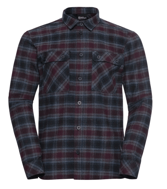 Jack Wolfskin M BAJA FLANNEL SHIRT M - at PeakStyle
