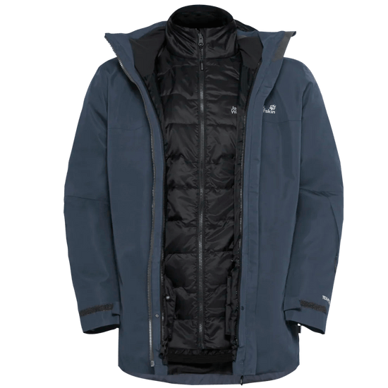 Jack Wolfskin M FLOWLINE 3IN1 JACKET M - Insulated jackets at PeakStyle