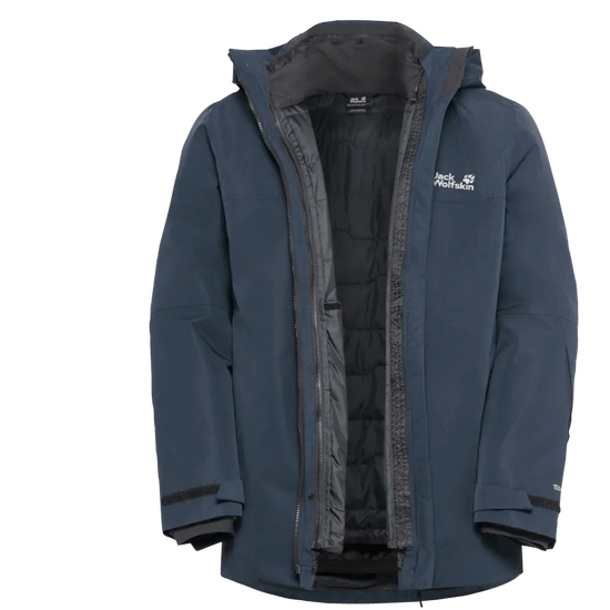 Jack Wolfskin M FLOWLINE 3IN1 JACKET M - Insulated jackets at PeakStyle