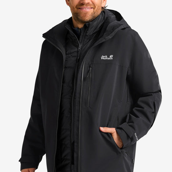 Jack Wolfskin M FLOWLINE 3IN1 JACKET M - Winter sports jackets at PeakStyle