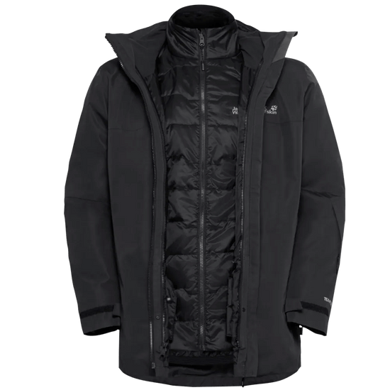 Jack Wolfskin M FLOWLINE 3IN1 JACKET M - Insulated jackets at PeakStyle