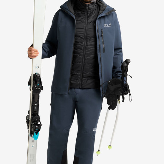 Jack Wolfskin M FLOWLINE 3IN1 JACKET M - Winter sports jackets at PeakStyle