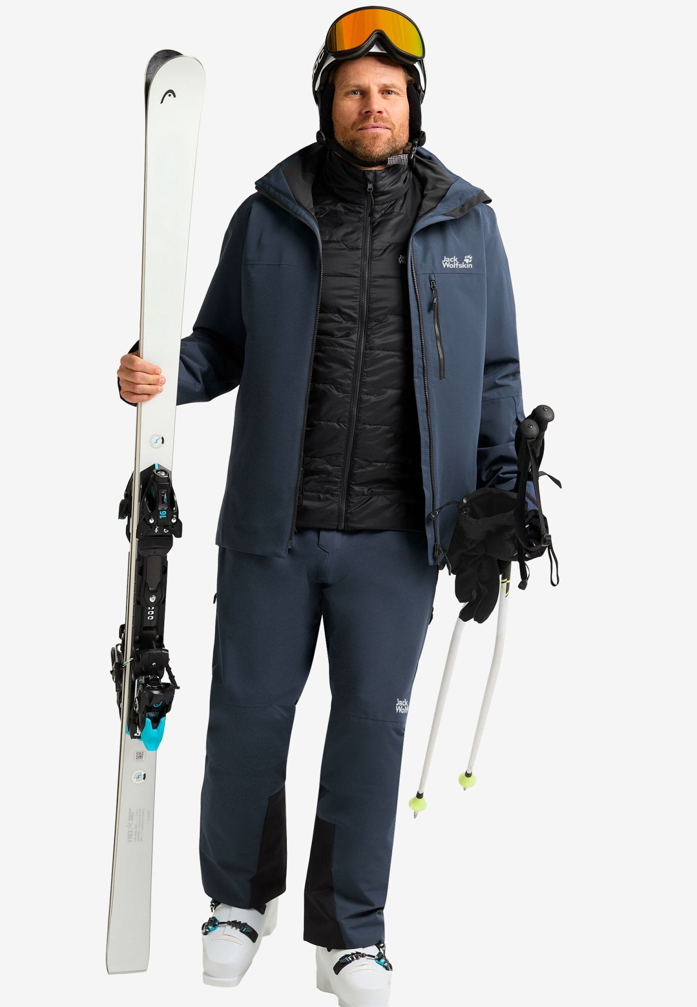 Jack Wolfskin M FLOWLINE 3IN1 JACKET M - Winter sports jackets at PeakStyle