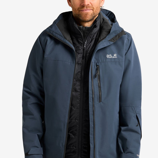 Jack Wolfskin M FLOWLINE 3IN1 JACKET M - Winter sports jackets at PeakStyle