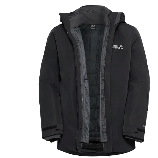 Jack Wolfskin M FLOWLINE 3IN1 JACKET M - Insulated jackets at PeakStyle