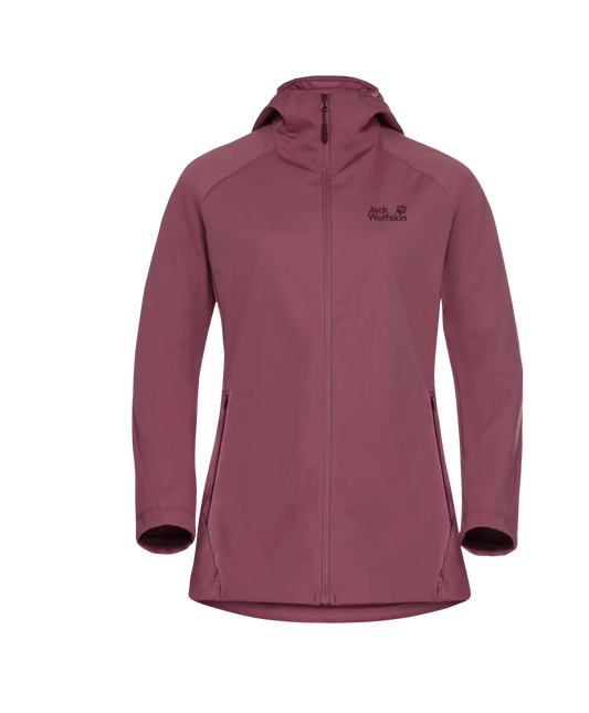 Jack Wolfskin M HIKE WITH ME HOODY W - at PeakStyle