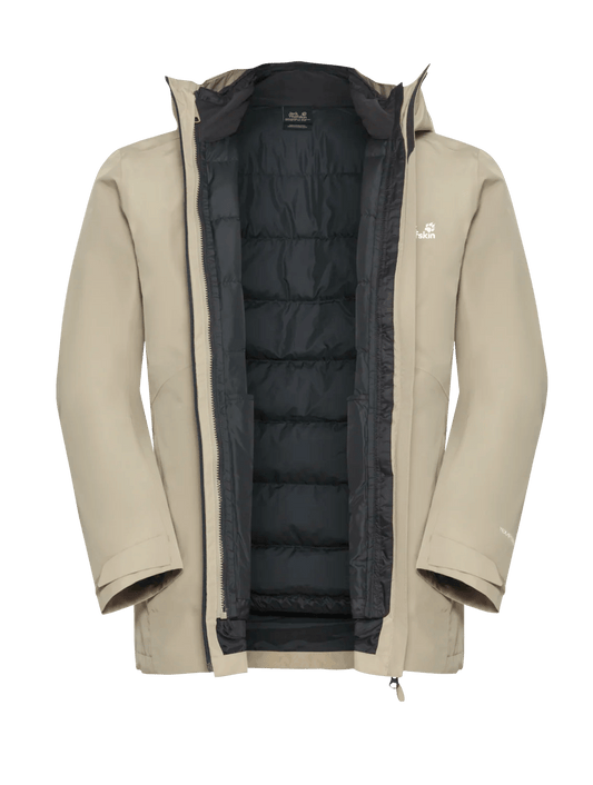 Jack Wolfskin M ICECAPE 3IN1 DOWN JACKET M RDS - Headwear at PeakStyle