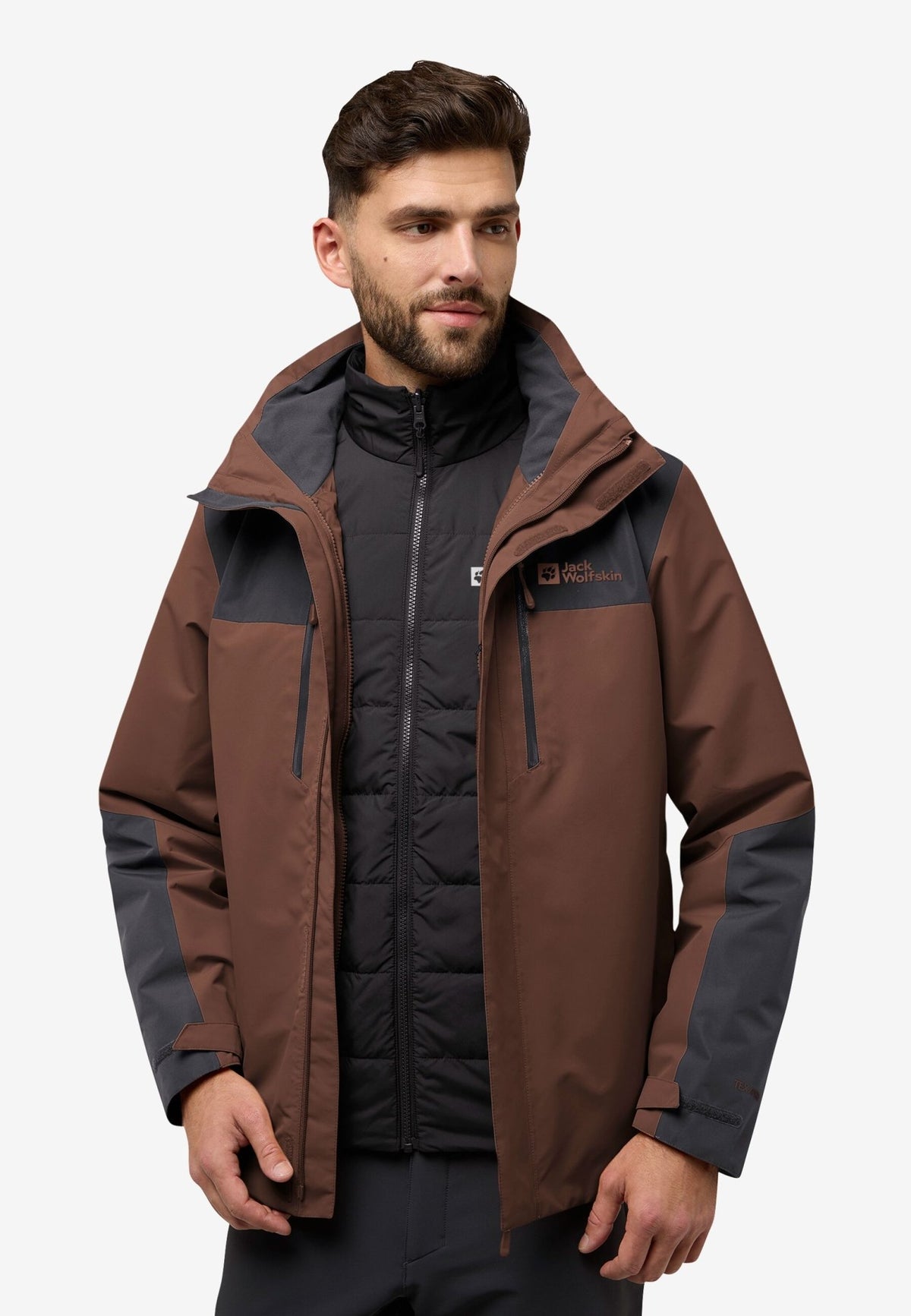 Jack Wolfskin M JASPER 3IN1 JACKET M - Jackets at PeakStyle