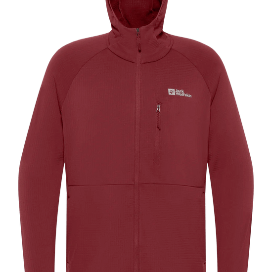 Jack Wolfskin M KOLBENBERG HOODED FZ M - Midlayer at PeakStyle