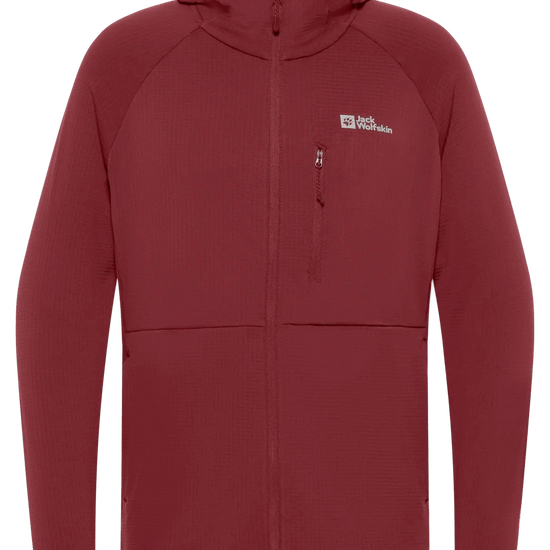 Jack Wolfskin M KOLBENBERG HOODED FZ M - Midlayer at PeakStyle