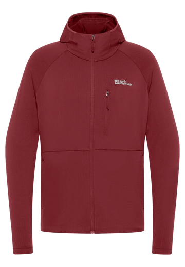Jack Wolfskin M KOLBENBERG HOODED FZ M - Midlayer at PeakStyle
