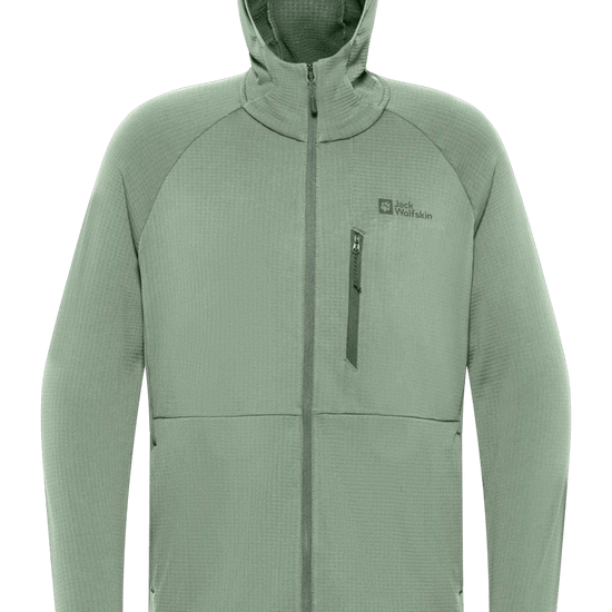Jack Wolfskin M KOLBENBERG HOODED FZ M - Midlayer at PeakStyle