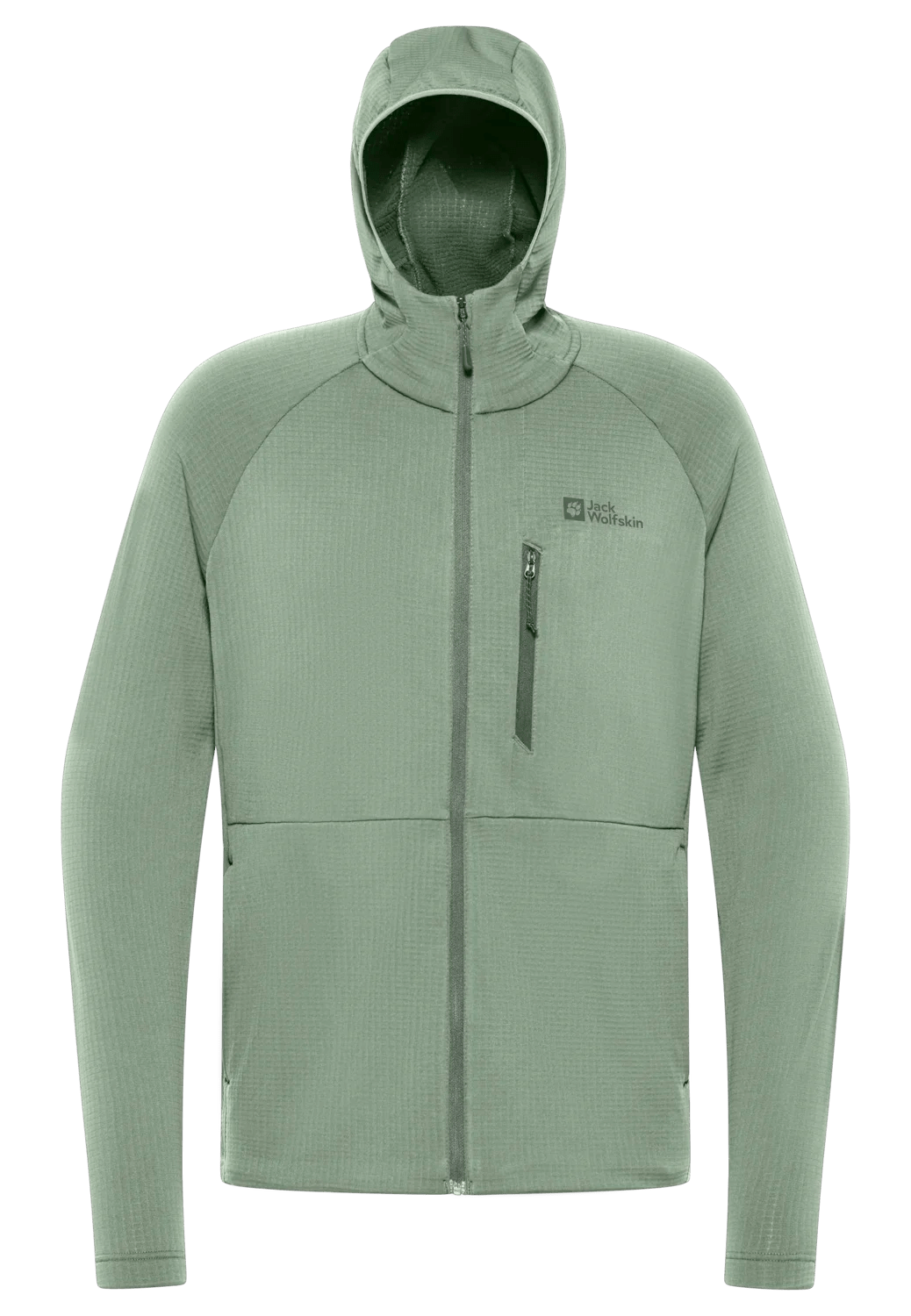 Jack Wolfskin M KOLBENBERG HOODED FZ M - Midlayer at PeakStyle