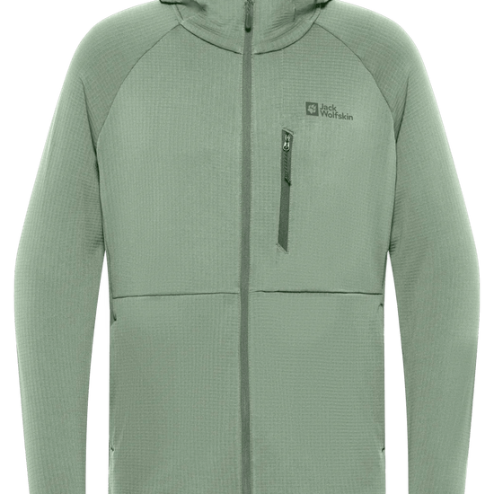 Jack Wolfskin M KOLBENBERG HOODED FZ M - Midlayer at PeakStyle