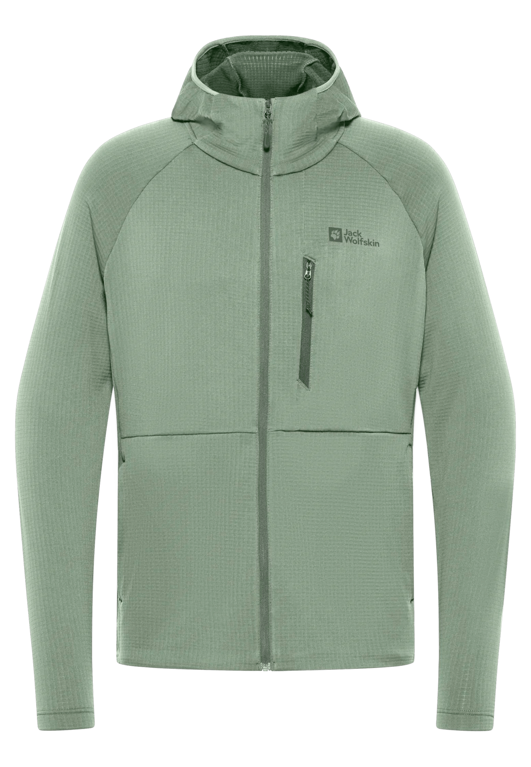 Jack Wolfskin M KOLBENBERG HOODED FZ M - Midlayer at PeakStyle