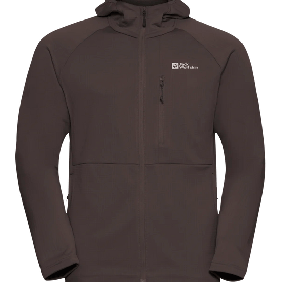 Jack Wolfskin M KOLBENBERG HOODED FZ M - Midlayer at PeakStyle