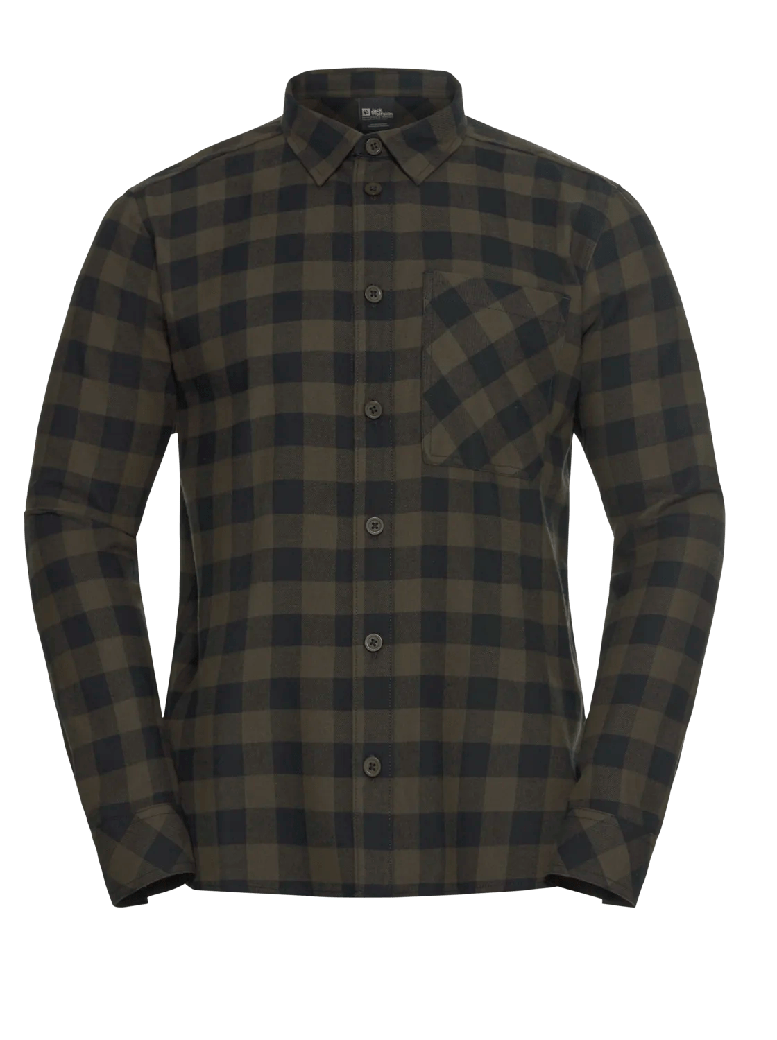 Jack Wolfskin M LITE FLANNEL SHIRT M - Short-sleeved shirts at PeakStyle