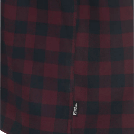 Jack Wolfskin M LITE FLANNEL SHIRT M - Short-sleeved shirts at PeakStyle
