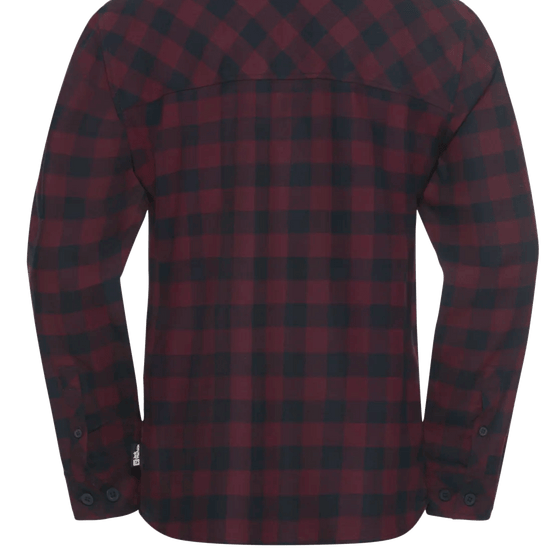 Jack Wolfskin M LITE FLANNEL SHIRT M - Short-sleeved shirts at PeakStyle