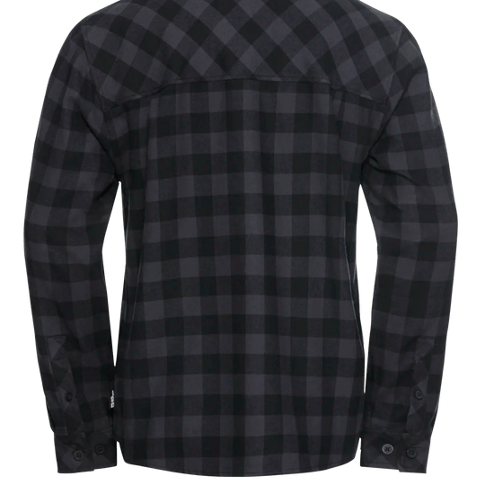 Jack Wolfskin M LITE FLANNEL SHIRT M - Short-sleeved shirts at PeakStyle