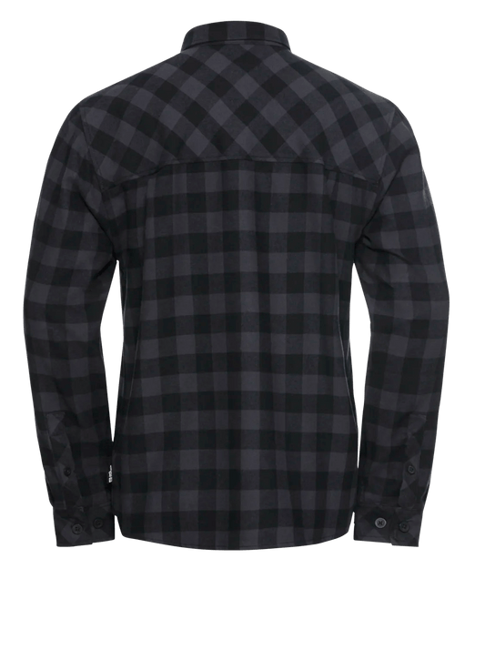 Jack Wolfskin M LITE FLANNEL SHIRT M - Short-sleeved shirts at PeakStyle