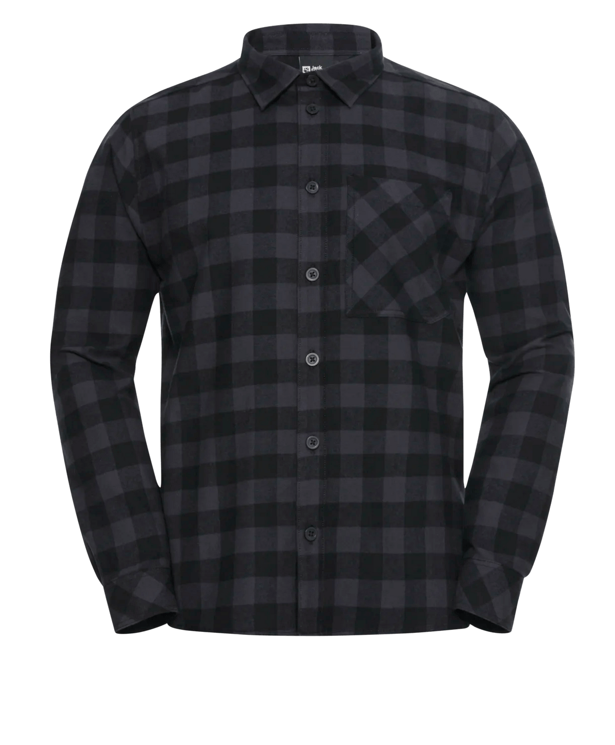 Jack Wolfskin M LITE FLANNEL SHIRT M - Short-sleeved shirts at PeakStyle