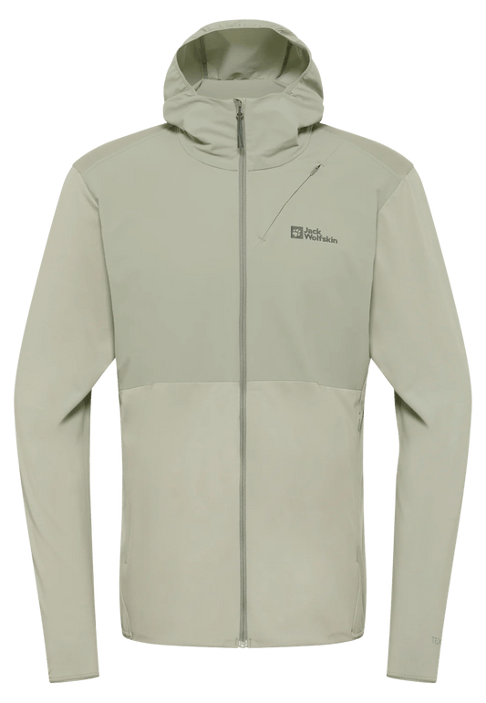 Jack Wolfskin M PRELIGHT TRAIL HOODY M - Midlayer at PeakStyle