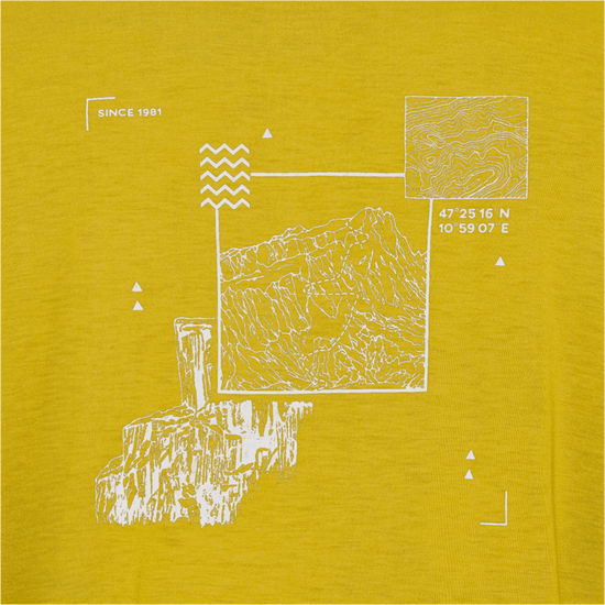 Jack Wolfskin M VONNAN GRAPHIC T M - Underwear at PeakStyle