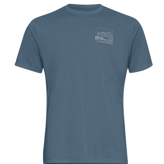 Jack Wolfskin M VONNAN GRAPHIC T M - Underwear at PeakStyle