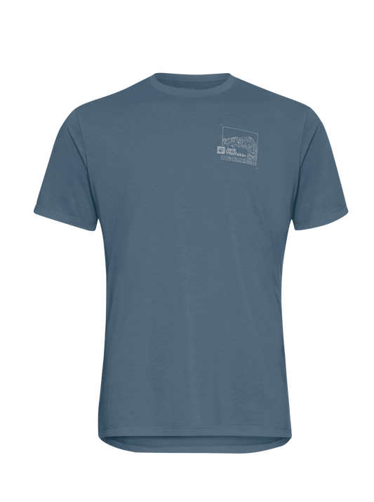 Jack Wolfskin M VONNAN GRAPHIC T M - Underwear at PeakStyle