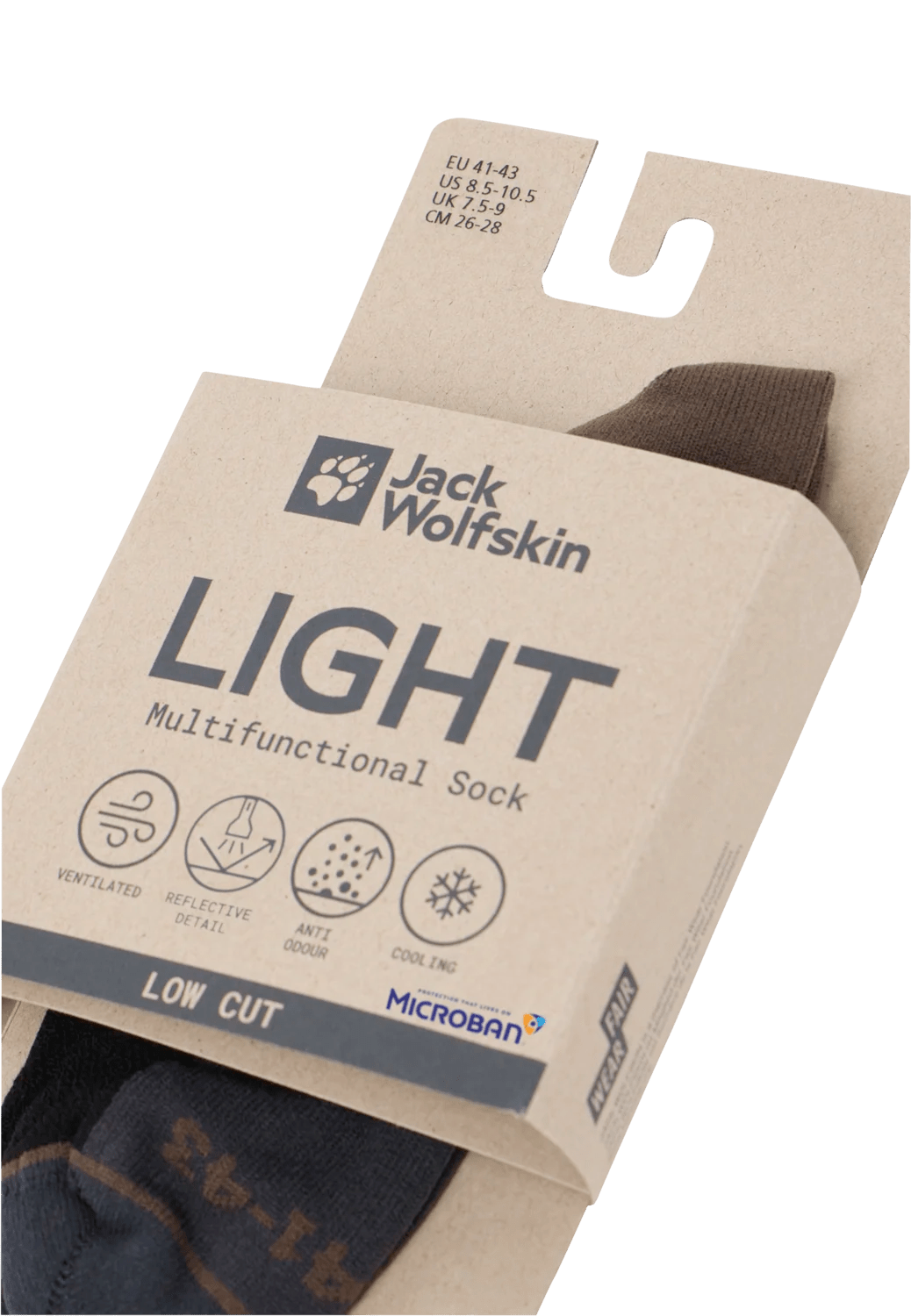 Jack Wolfskin PRELIGHT SOCK LOW C - Socks at PeakStyle