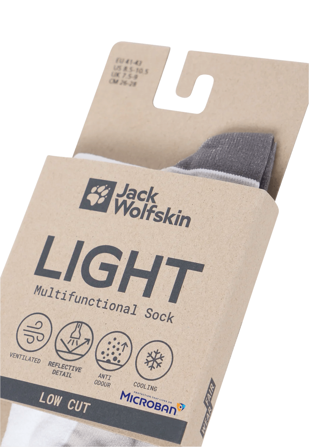 Jack Wolfskin PRELIGHT SOCK LOW C - Socks at PeakStyle