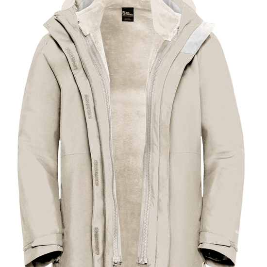Jack Wolfskin ROTWAND 3IN1 JACKET W - Jackets at PeakStyle