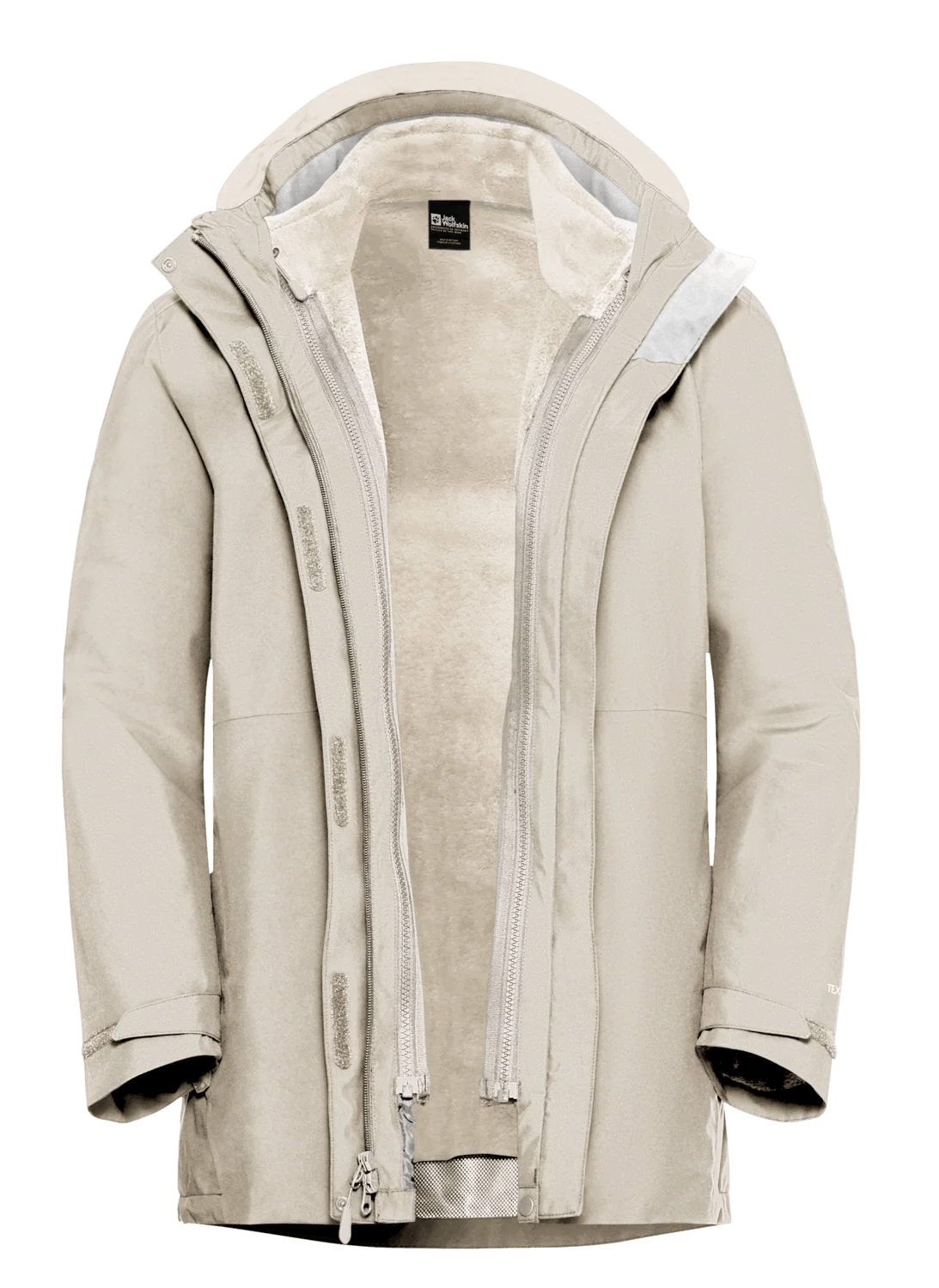 Jack Wolfskin ROTWAND 3IN1 JACKET W - Jackets at PeakStyle