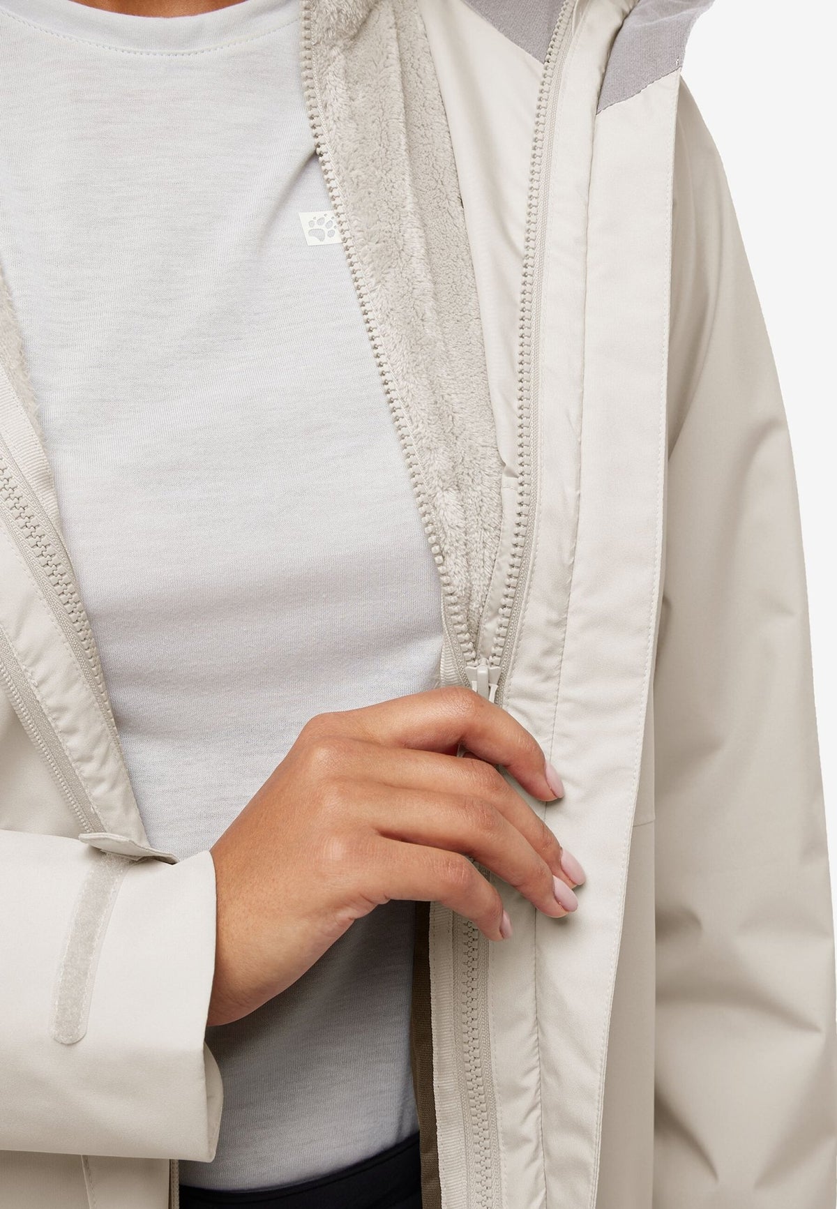 Jack Wolfskin ROTWAND 3IN1 JACKET W - Jackets at PeakStyle