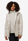 Jack Wolfskin ROTWAND 3IN1 JACKET W - Jackets at PeakStyle