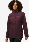 Jack Wolfskin ROTWAND 3IN1 JACKET W - Jackets at PeakStyle