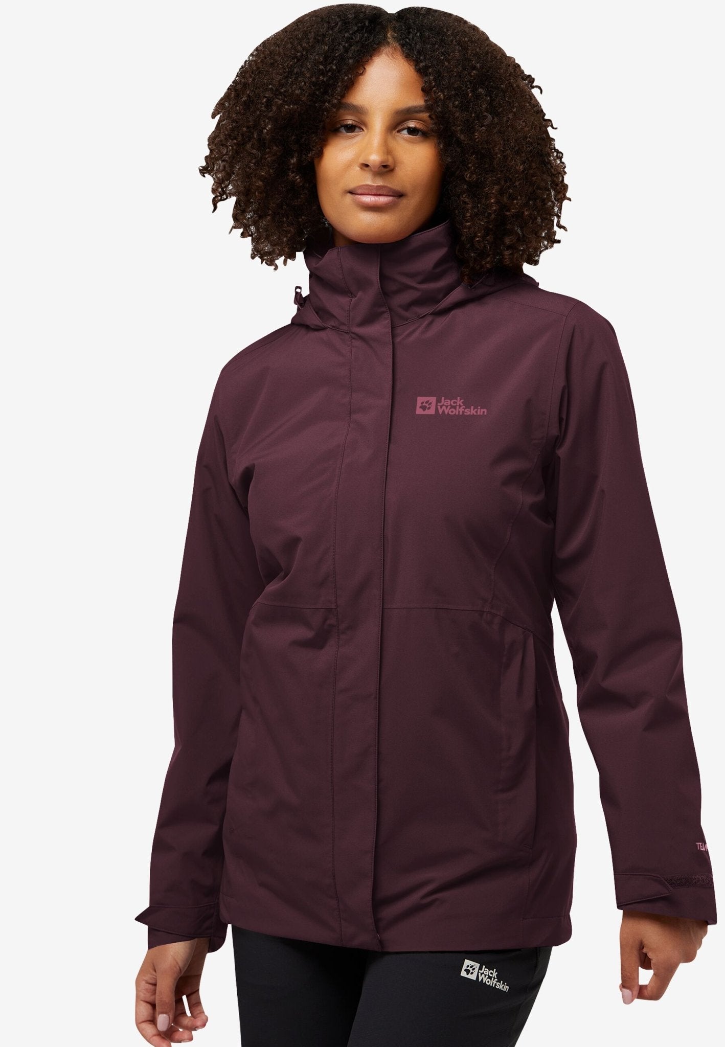 Jack Wolfskin ROTWAND 3IN1 JACKET W - Jackets at PeakStyle