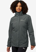 Jack Wolfskin ROTWAND 3IN1 JACKET W - Jackets at PeakStyle