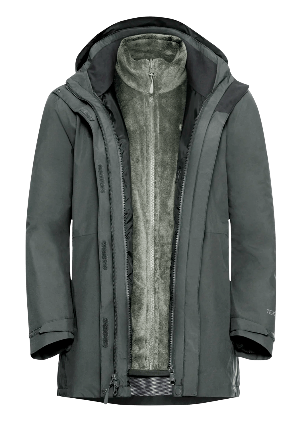 Jack Wolfskin ROTWAND 3IN1 JACKET W - Jackets at PeakStyle
