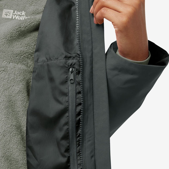 Jack Wolfskin ROTWAND 3IN1 JACKET W - Jackets at PeakStyle